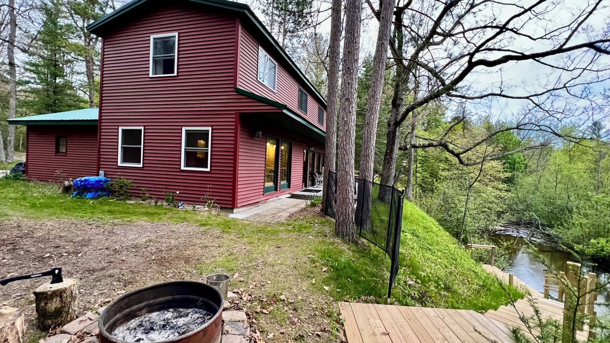 Baldwin Cottage | Fishermen's riverside oasis with fishing dock. Pet friendly.