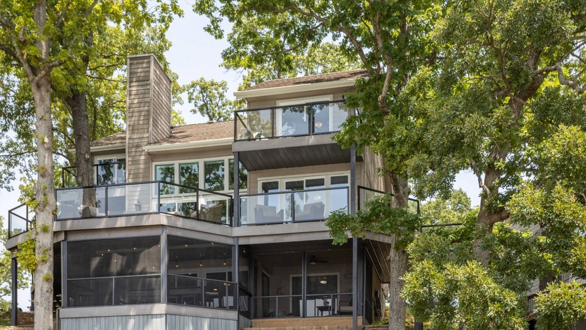 Gravois Mills House | Five Oaks Lakehouse - Luxurious Home with a Game Room and Lakeside Fire Pit!
