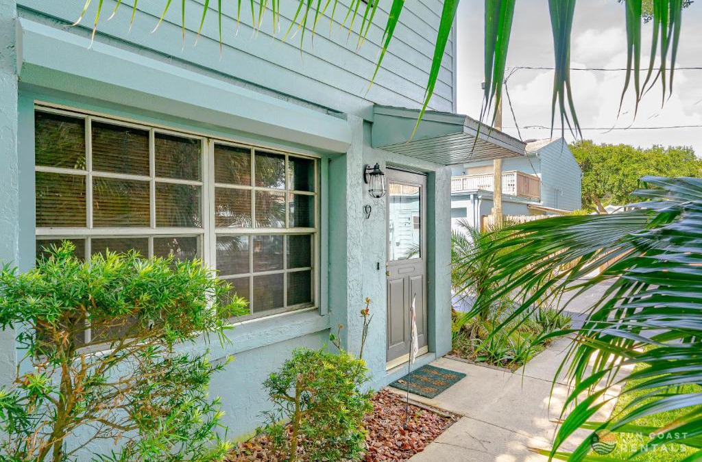 New Smyrna Beach House | Flagler Avenue adjacent Dog Friendly Home with Garage! Stroll to the Beach!