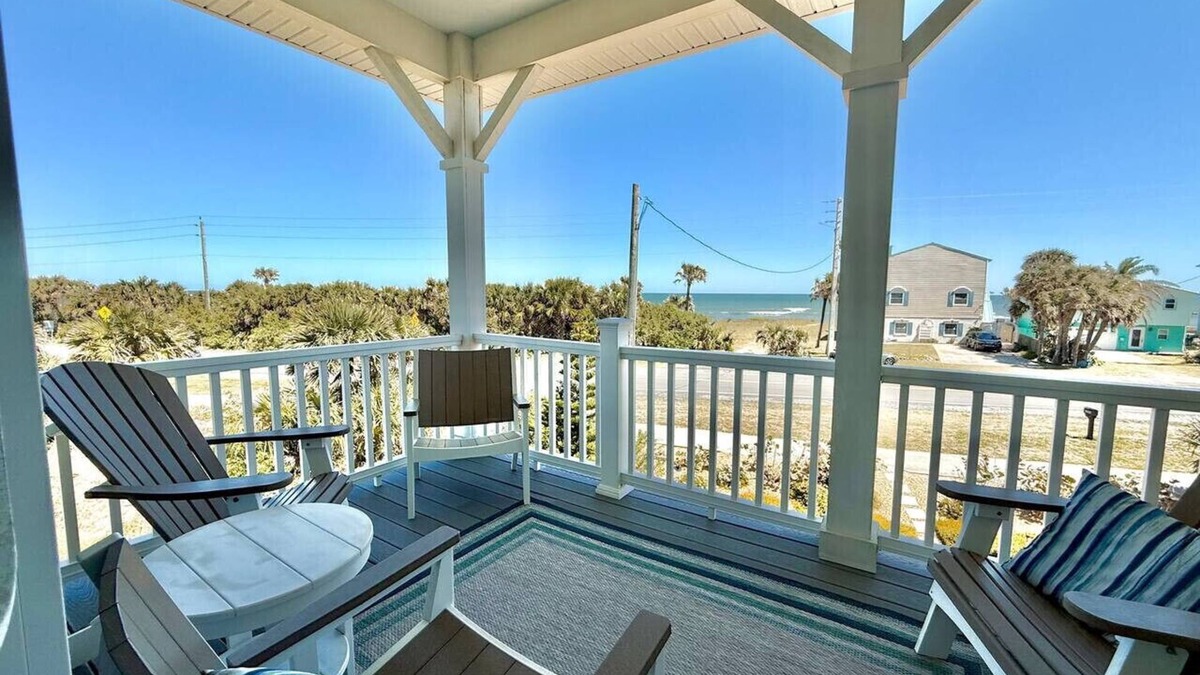 Painters Hill House | Flagler Beach Gem, Prime Ocean Views, Beach Access Right Across the Street!