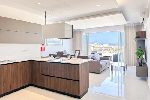 Mellieha Apartment | Flat 6 Mellieha Seaview & City view with Terrace, close to Beaches