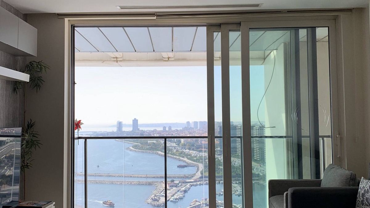 Zeytinburnu Apartment | Flat for rent in complex with sea,view, pool,gym