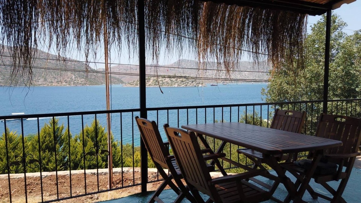 Bozburun House | Flat with Island View in Adatepe, Bozburun