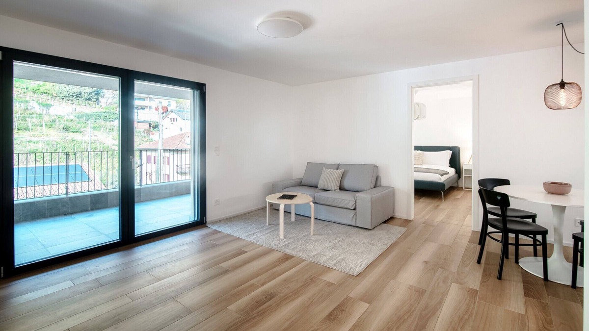 Gudo Apartment | Flat with vineyard view near Bellinzona (GRAPPOLI 28)