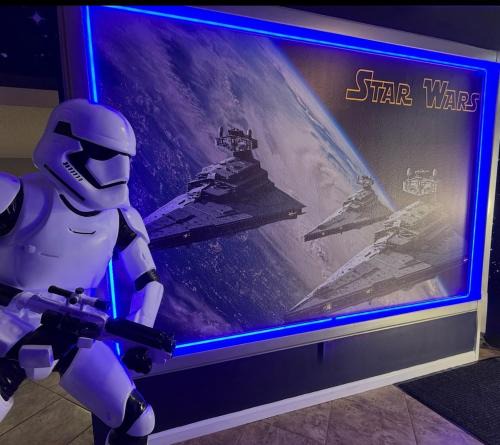 Clear Creek House | Florida Disney Star Wars Villa, Poolside Cinema