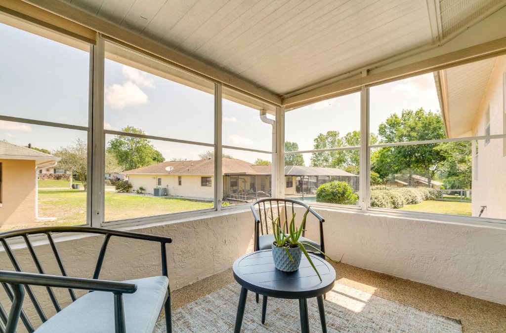 Pine Ridge House | Florida Vacation Rental with Enclosed Porch!
