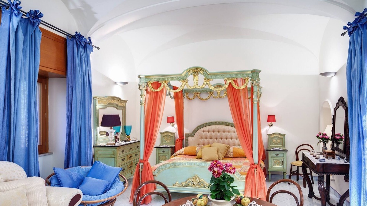 Sant'Agata sui Due Golfi Apartment | Flower Apartment - Sorrento coast, with sea view, pool, garden, parking, WiFi