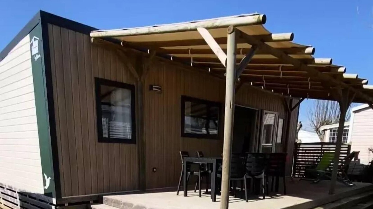 LʼAiguillon-sur-Mer House | Flower Camping Le Pré des Sables * - Homeflower Premium 3 bedrooms 35m2 + TV 8 people