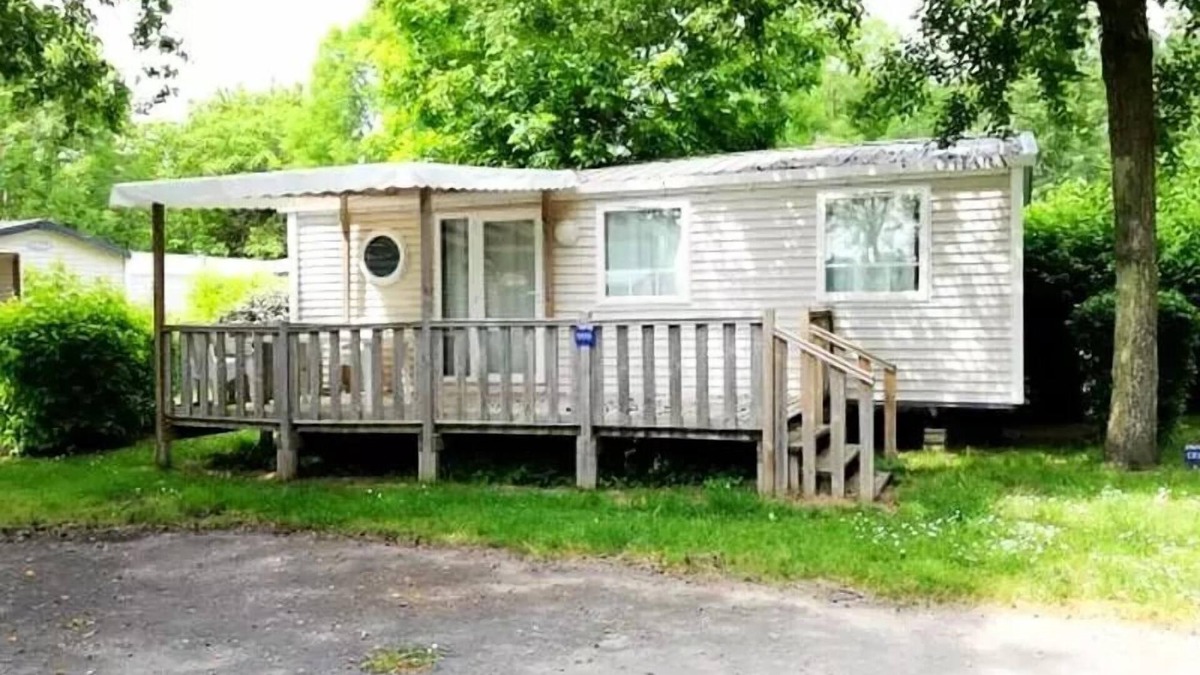 Saumur House | Flower Camping L'Ile d'Offard * - Mobil home Comfort 32m2 3 bedrooms + semi-covered terrace 8 people
