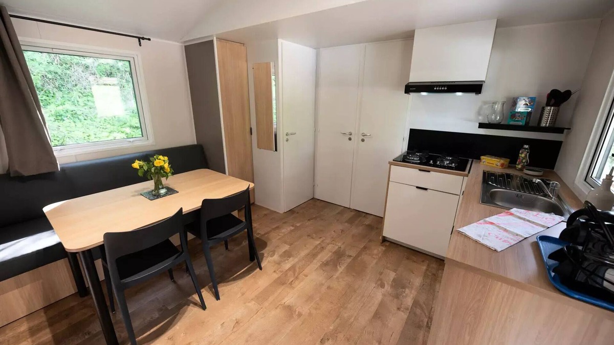 Die House | Flower Camping la Pinède * - Mobil-home Premium Trendy 33m2 - 3 bedrooms + covered terrace - 6 people