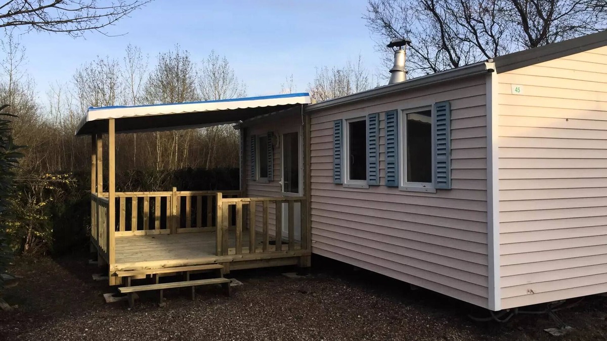 Luynes House | Flower Camping Les Granges * - Mobile home Comfort 30m2 (2 bedrooms) + covered terrace 4 people