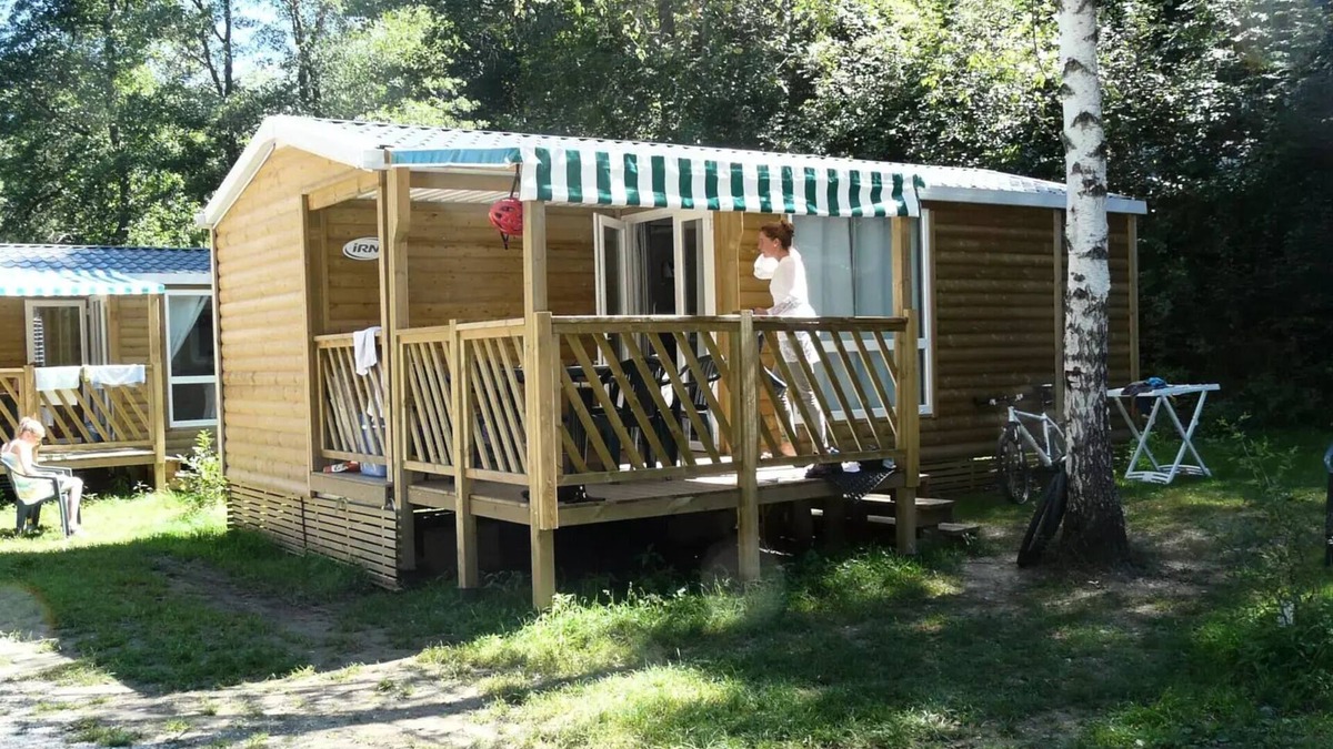 Saint-Theoffrey House | Flower Camping Ser Sirant * - Mobile Home Standard Loggia 26m2 - 2 bedrooms + covered terrace 9m2 + TV 6 persons
