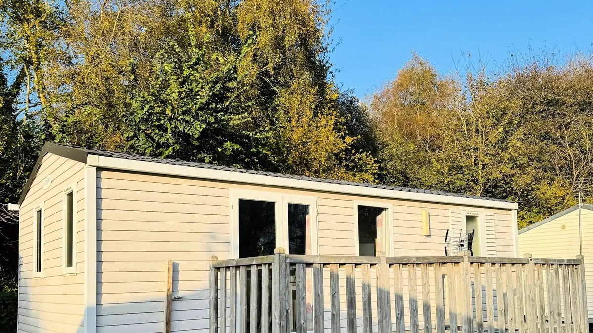 Mers-les-Bains House | Flower Le Domaine du Rompval * - Mobile home Comfort 27m2 of which terrace 2 bedrooms + TV 4 people