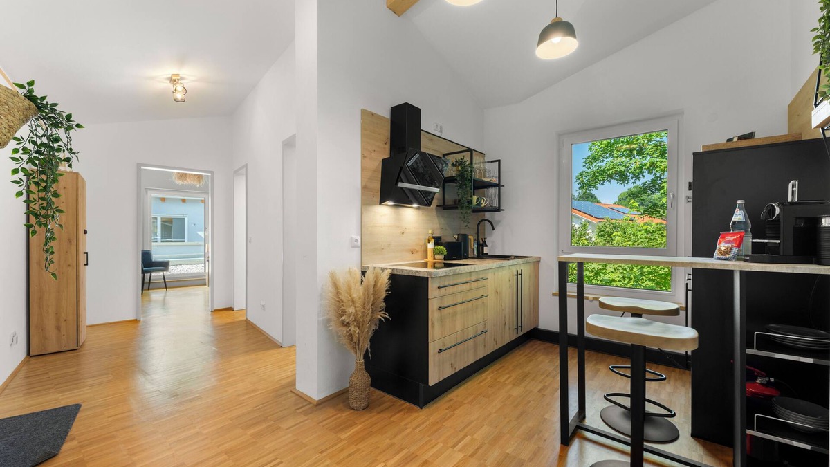 Miesbach Apartment | Flussperle Miesbach | Dream vacation apartment with river view and roof terrace