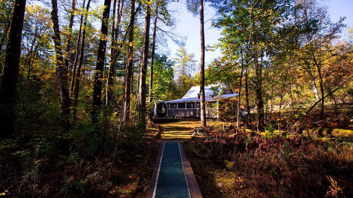 Fort Ann Cabin | Forest Cabin near Log Bay & Shelving Rock Falls of Lake George.