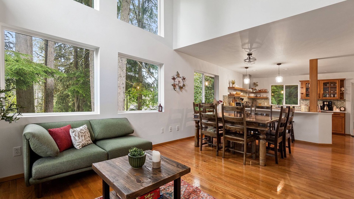 Sudden Valley Cabin | Forest Haven In Bellingham - 4BR, 7 Beds, Firepit