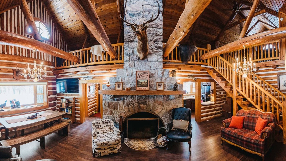 Mayfield Cabin | Forks Riverfront Lodge - Traverse City Sleeps 18