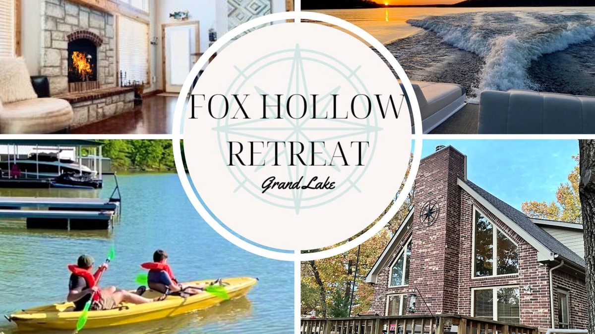 Eucha House | Fox Hollow Retreat Grand Lake-Private Dock-2 JetSki Ports- New Walkway to Dock