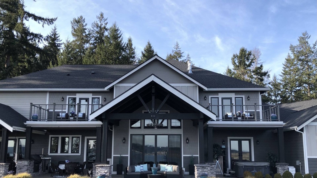 Fox Island Apartment | FOX LODGE - Private hottub & fire pit! Shared pool with mountain & water views!