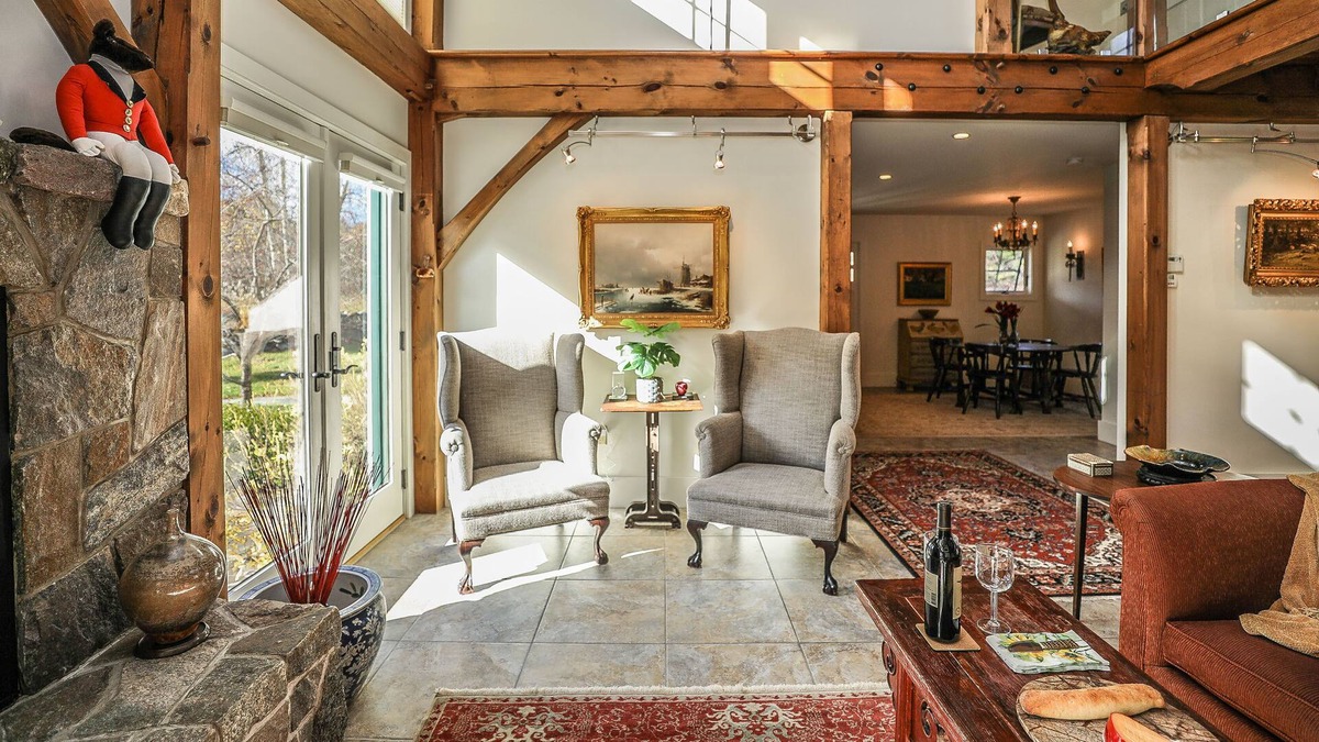 Temple Villa | Fox & Moose, Elegant pondside villa with mountain views