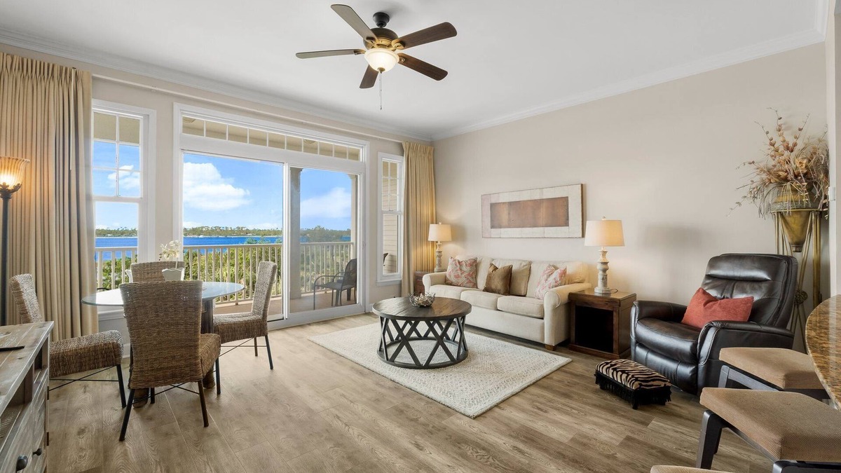 Upper Grand Lagoon Condo | FREE Daily Golf! Reflections 506 Amazing Views, Heated Resort Pool & Hot Tub!