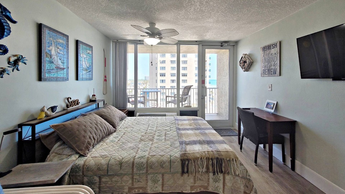 Daytona Beach Shores Condo | Freshly Remodeled-Ocean/River/City Views From Private Balcony-Steps 2 Ocean-FREE DAILY ACTIVITIES!