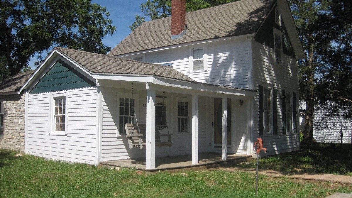 Matfield Green House | Frontier Store House - With a historic cabin inside the inviting home…