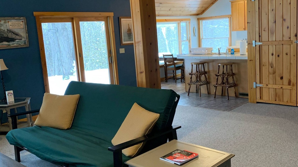 Carp Lake House | Full Home Rental on Paradise Lake. 2 Acres/60 ft of Lakefront & Private Dock