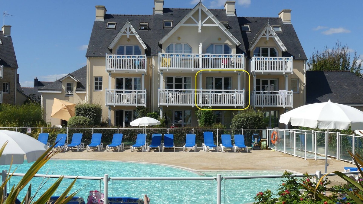 Kerherou Apartment | * FULL VIEW SEA/BEACH HEATED SWIMMING POOL-TERRACE-WiFi * Last min: 20-22/08 -10% Discount