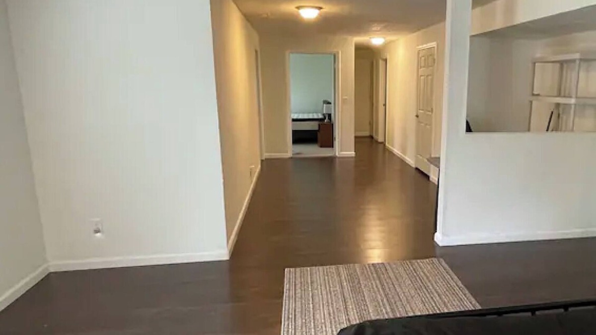 Hudson Apartment | Fully furnished walkout basement apartment with 2 bedrooms, 1 bathroom, kitchen.