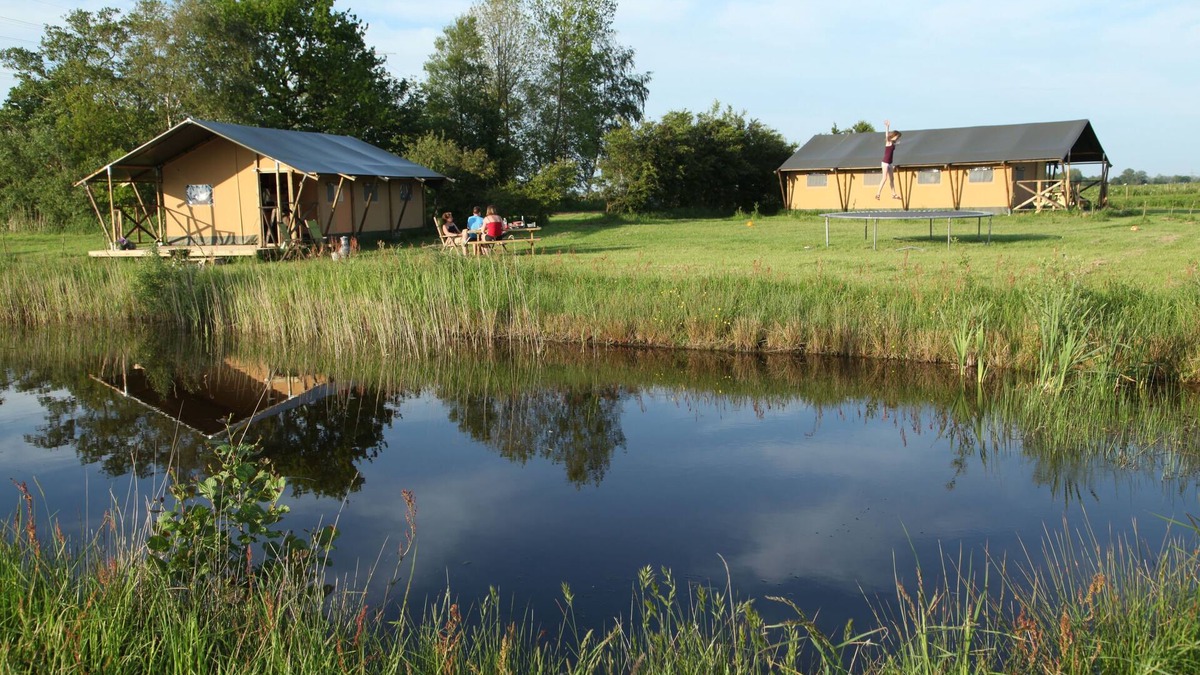 Enumatil Ski Chalet | Fully mobilized, luxury safari tent, sleeps 6, separate private bathroom