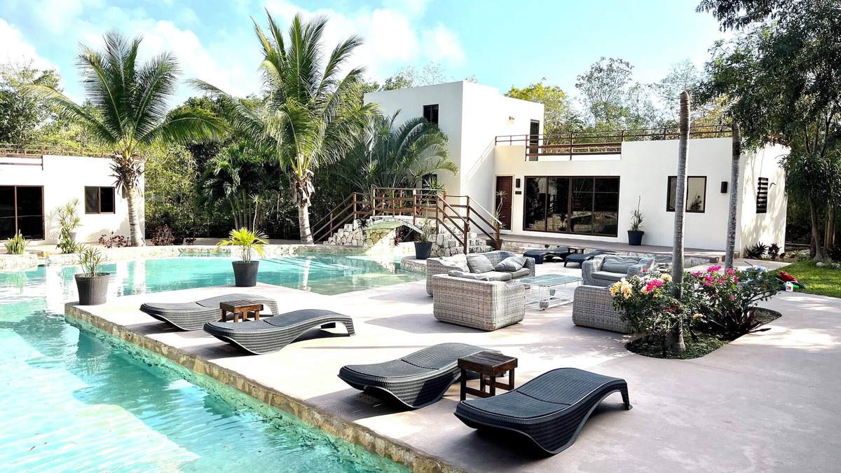 Tankah House | FULLY Private 3-Villa Estate with HUGE Pool Oasis,Concierge Service✭