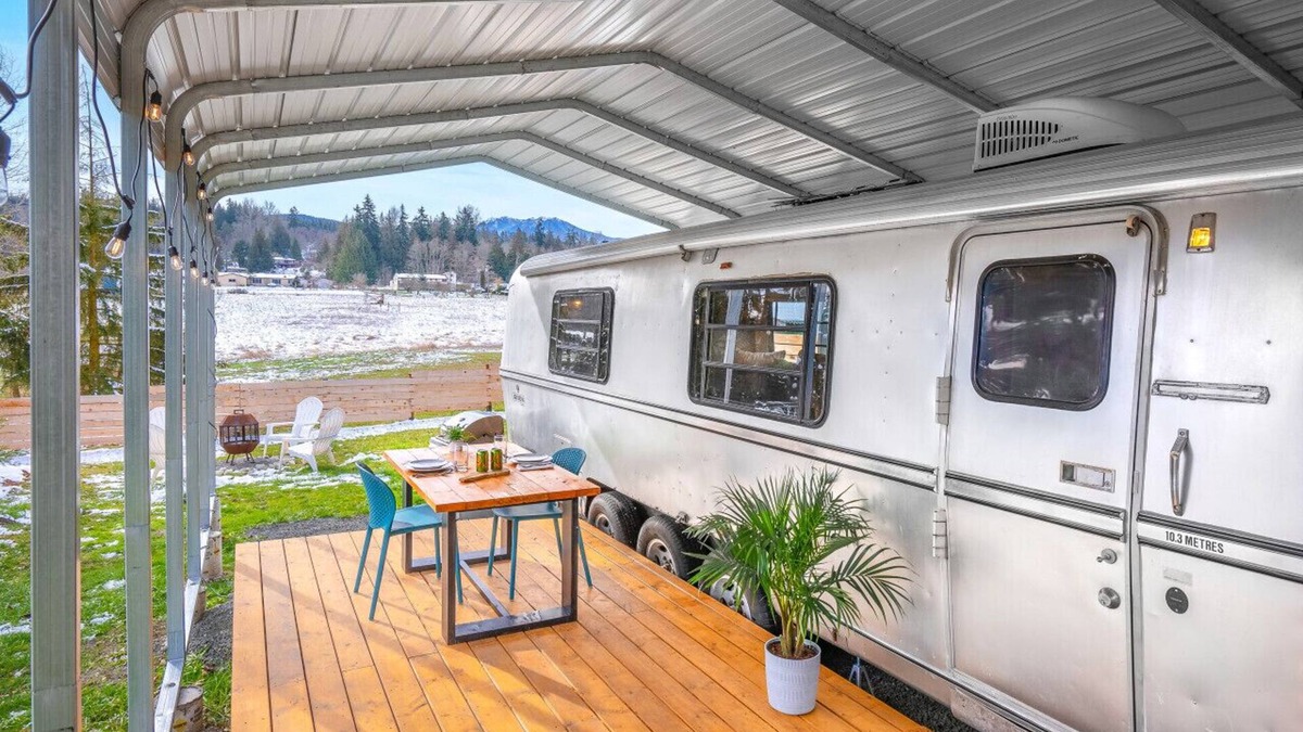 Sequim House | Fungalow · The Fungalow: Vintage Trailer with Modern Comfort