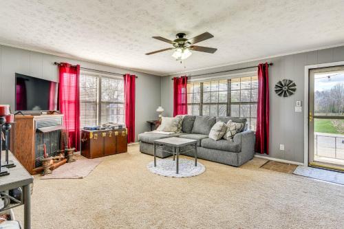 Mohawk House | Furnished Deck and Fire Pit Greeneville Home!