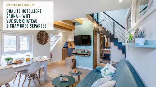 Rodern Apartment | Gîte La Rodernelle - Sauna - Patio - Climatisation - Vue sur Château du Haut Kœnigsbourg