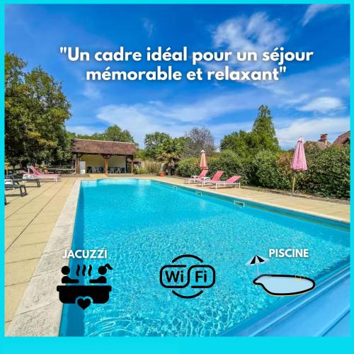 Martel House | Gîte le Cantou, Martel avec piscine & jacuzzi