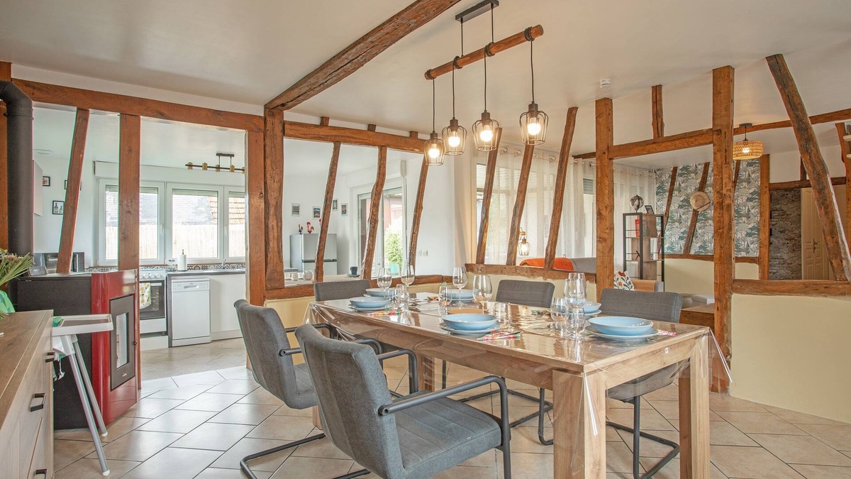Beaumont-en-Beine House | Gîte Marotte - Climatisé avec Jardin