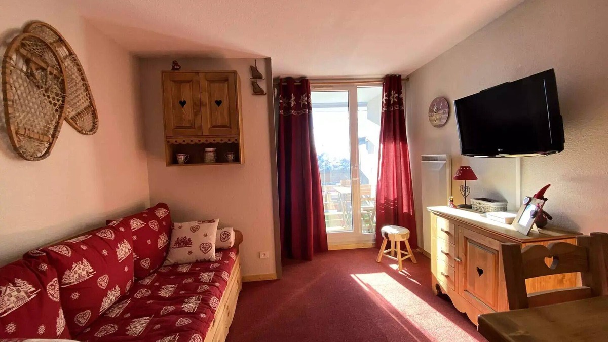 Mont-de-Lans Apartment | Galibier III Residence - Nice T2 at the foot of the slopes