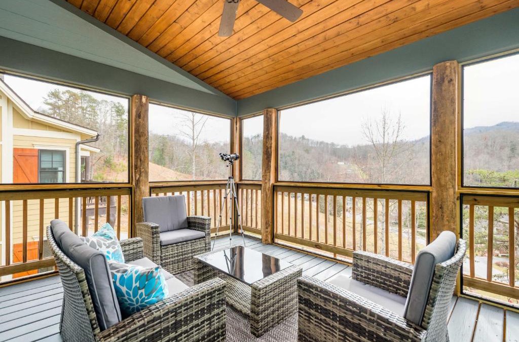 Cullowhee House | Game Room and Wraparound Decks Cullowhee Home!