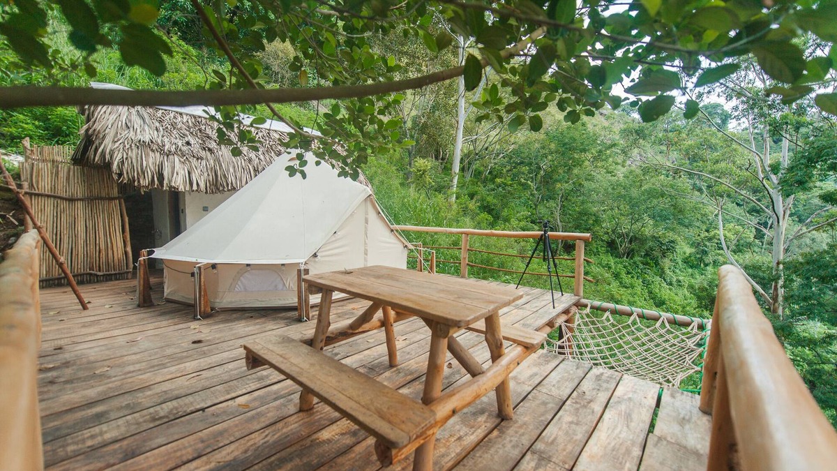 Ella RV Rental | Gamping Tent for Nature Lovers