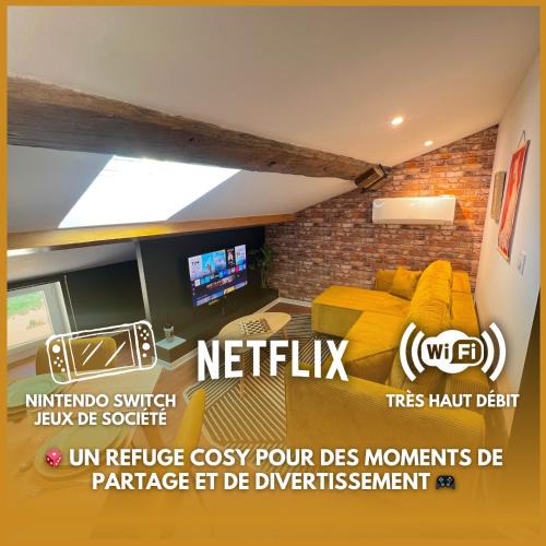 Villeneuve-sur-Lot Apartment | Garçonnière - Refuge parfait pour Amis et Jeux !