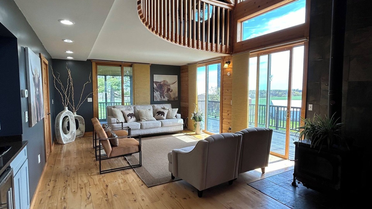 Viroqua House | Garden Ridge Retreat- Farm Stay