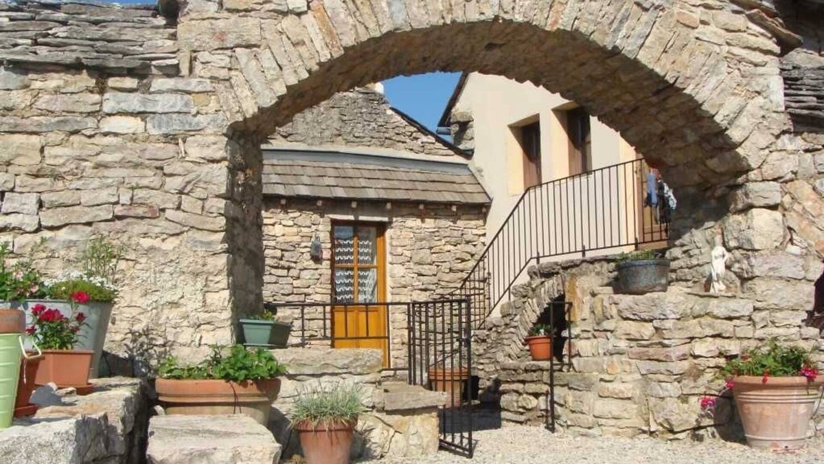 Sainte-Enimie House | Gca076 - Gîte de France 3 Épis 2 Pers à Sauveterre