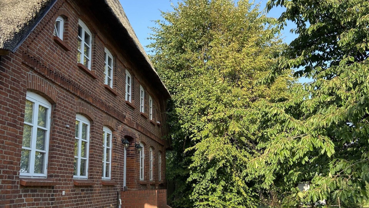 Thandorf Apartment | Gemütliche Ferienwohnung im Erdgeschoss eines Reetdachhauses mitten im Grünen