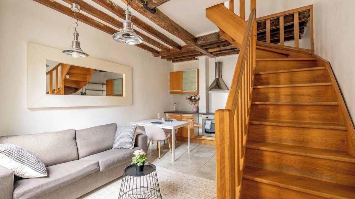 Les Halles Apartment | Geranimus 36B : Hearth of Paris