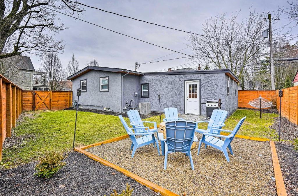 Downtown Columbus House | German Village Getaway with Grill 4 Mi to OSU!
