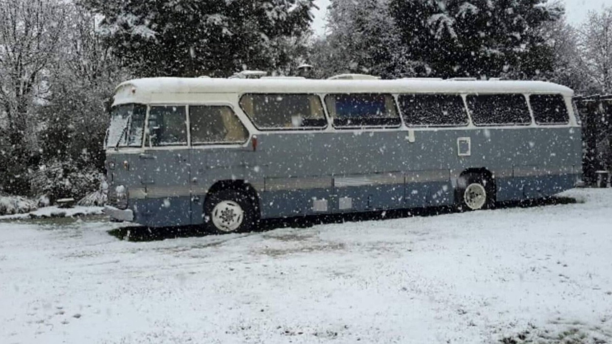 Karapiro House | Get away from it all, relax in a 1971 Bedford bus over looking lake Karapiro