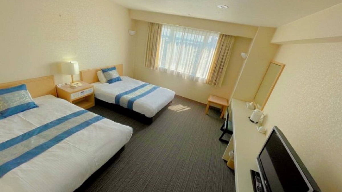 Hashima Hotel | Gifu Hashima Ekimae Deluxe Twin SemiDouble Bed Ro/Hashima Gifu