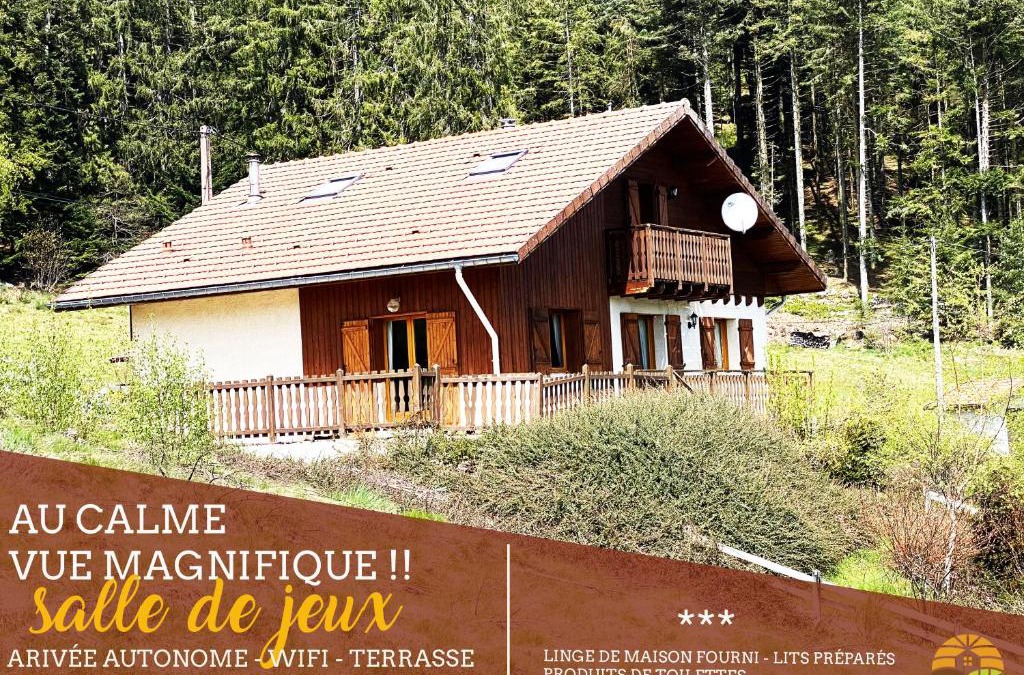 Le Tholy Ski Chalet | GITE DE FRANCE 8 pers - CLEDICIHOME - Vue magnifique ! - Fibre et Parking privé ! !