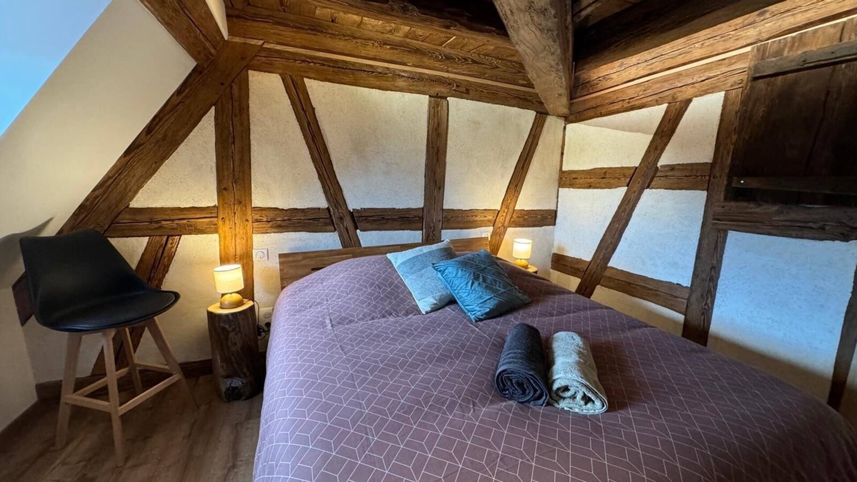 Dambach-la-Ville Apartment | Gite for 7 people in the heart of the wine route in a medieval village.